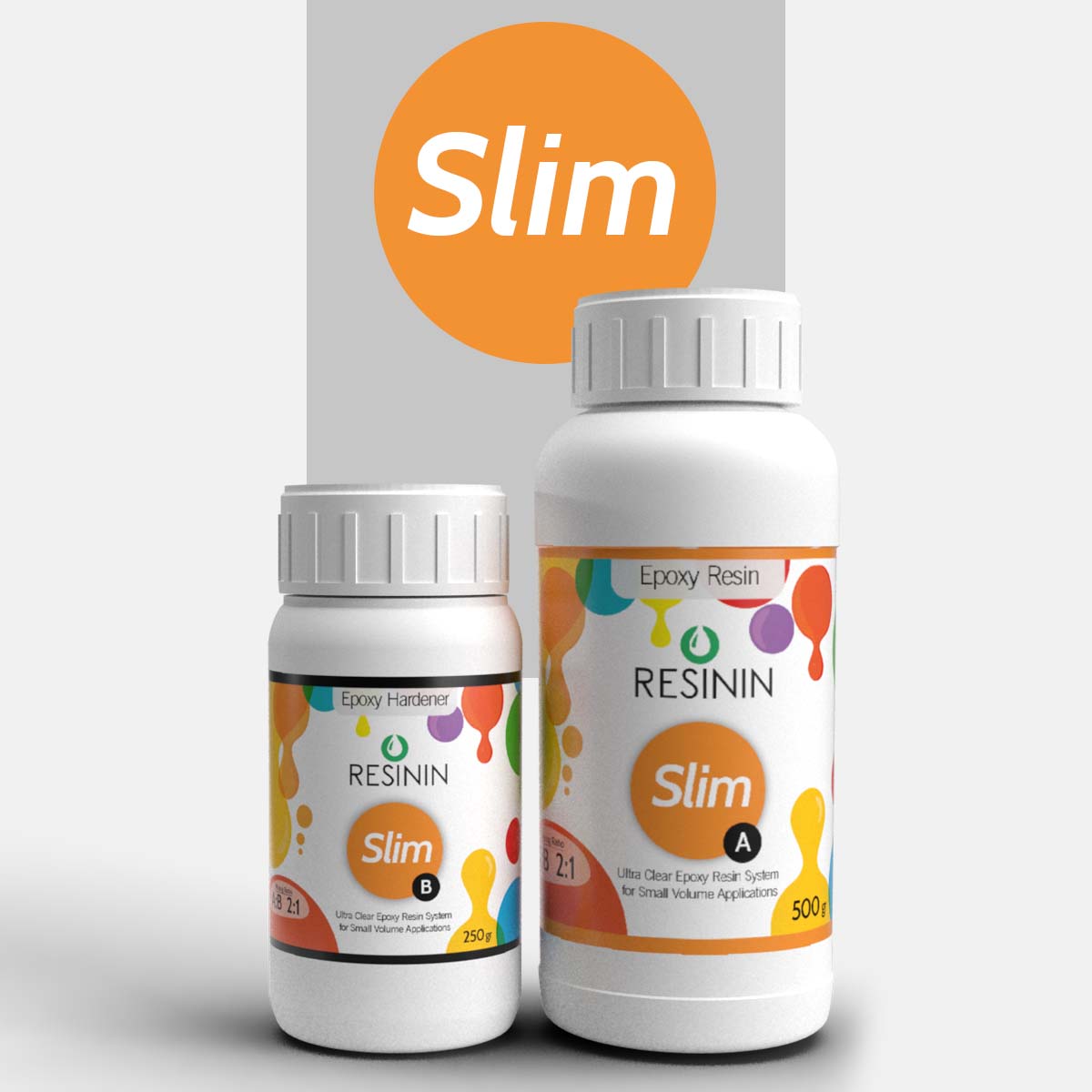 Slim Ultra Clear Epoxy Resin for Small Volume Applications - Resinin